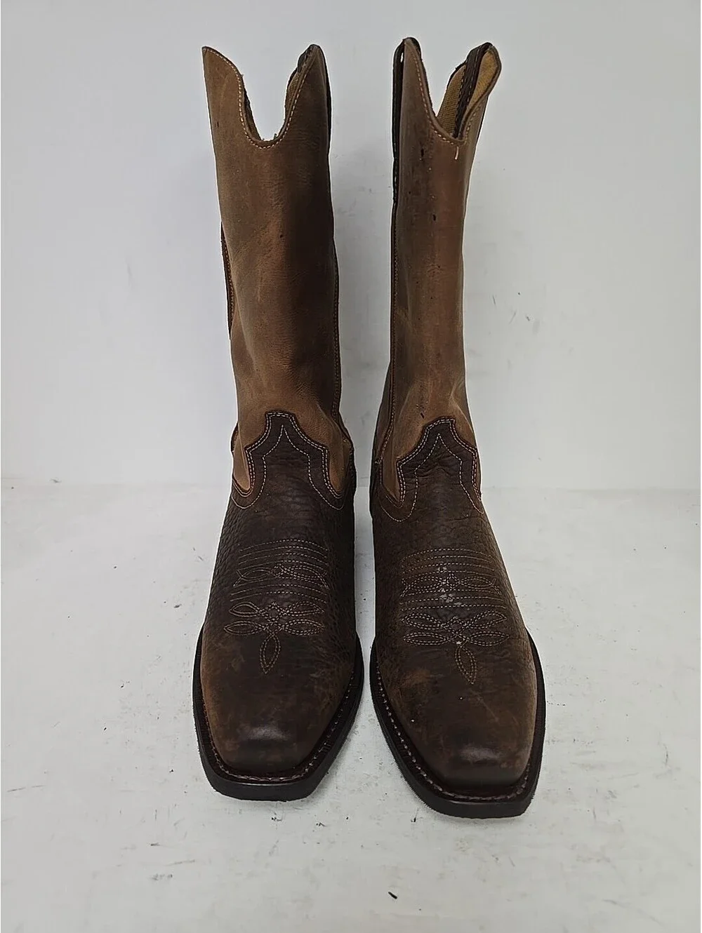 Laredo Men's 68449 Gilly Cowboy Western Boot Square Toe Brown Size 9D